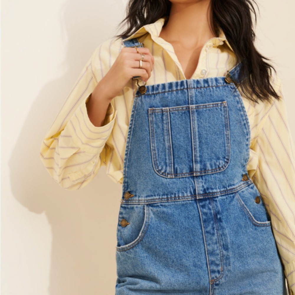 Rollas Blue Denim Overalls